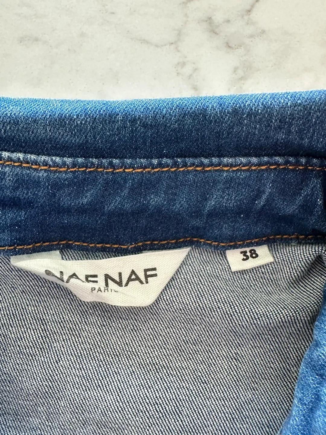 NAF NAF Paris Denim Jumpsuit - Size 38 image indicator(3)