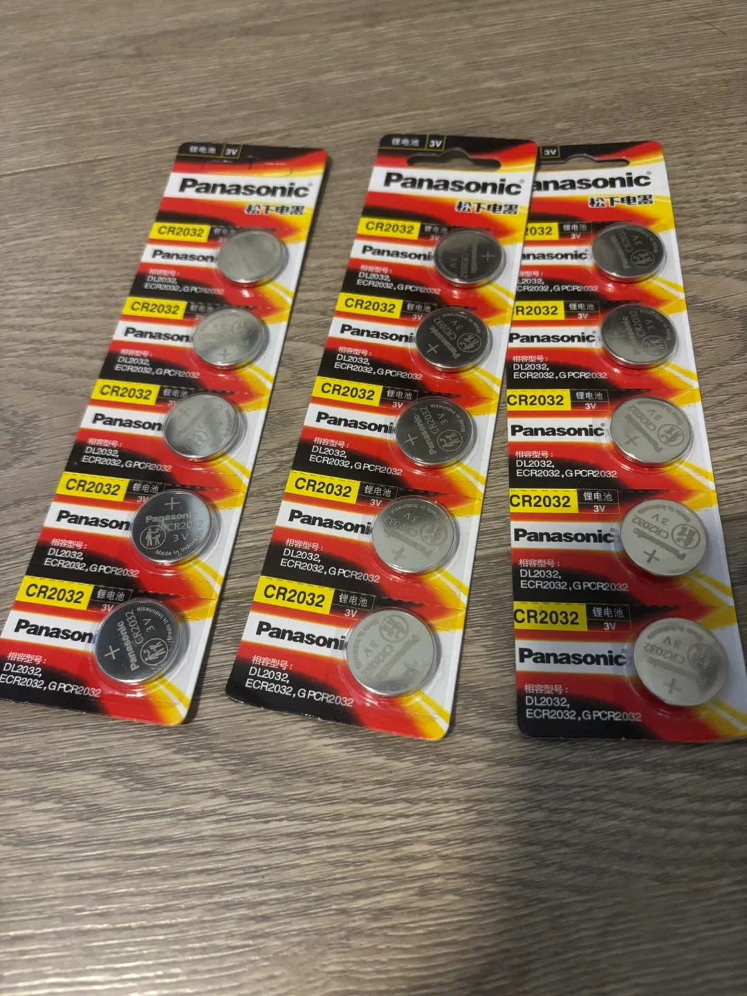 Panasonic CR2032 3V Batteries thumbnail