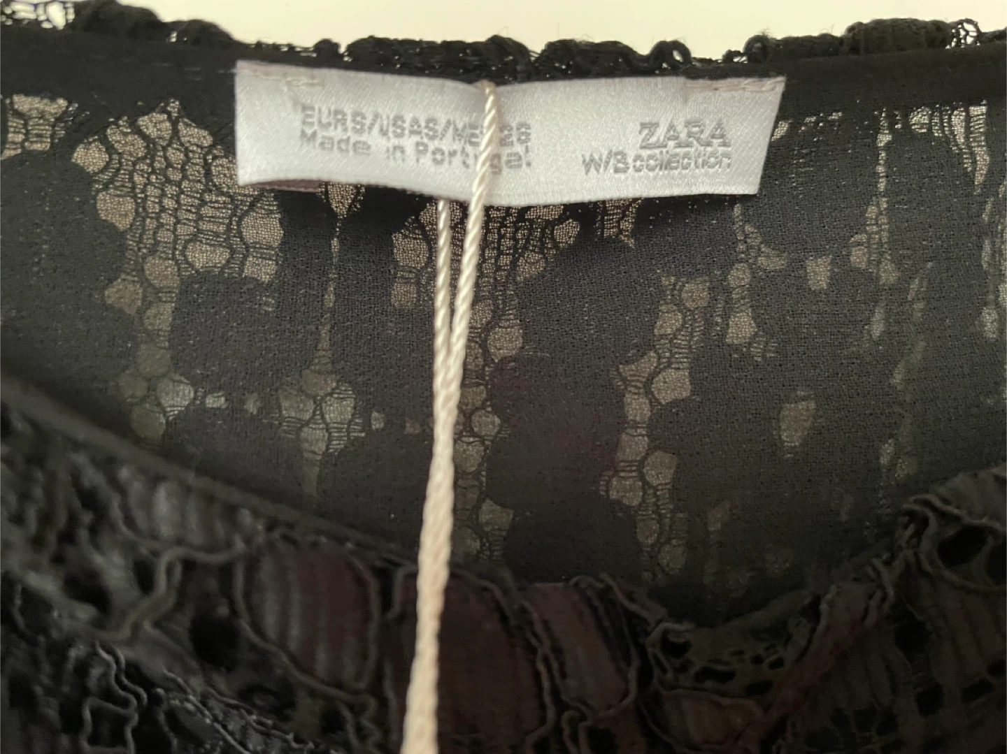 BNWT Zara Black Lace Top - Size S - photo 4