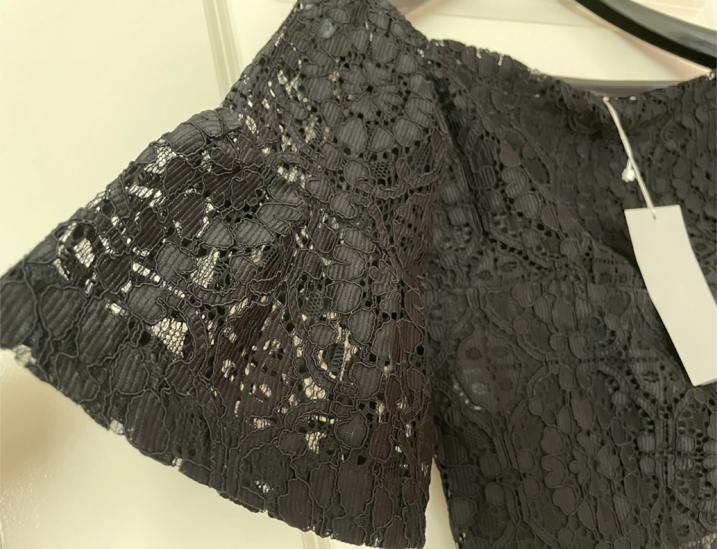 BNWT Zara Black Lace Top - Size S - photo 3