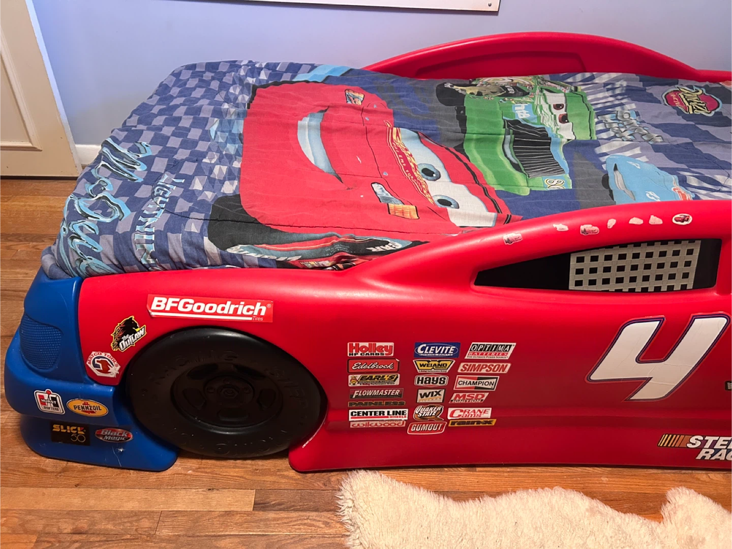 Step2 Stock Car Convertible Toddler to Twin Bed - Racing Theme - photo 3