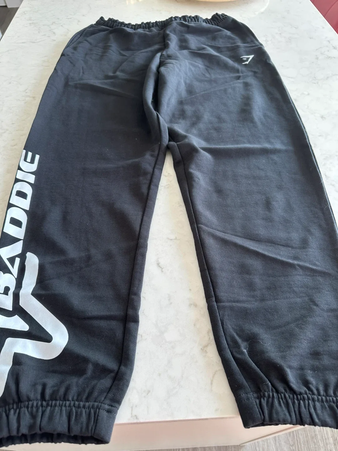 Gymshark Black Joggers - Size M thumbnail