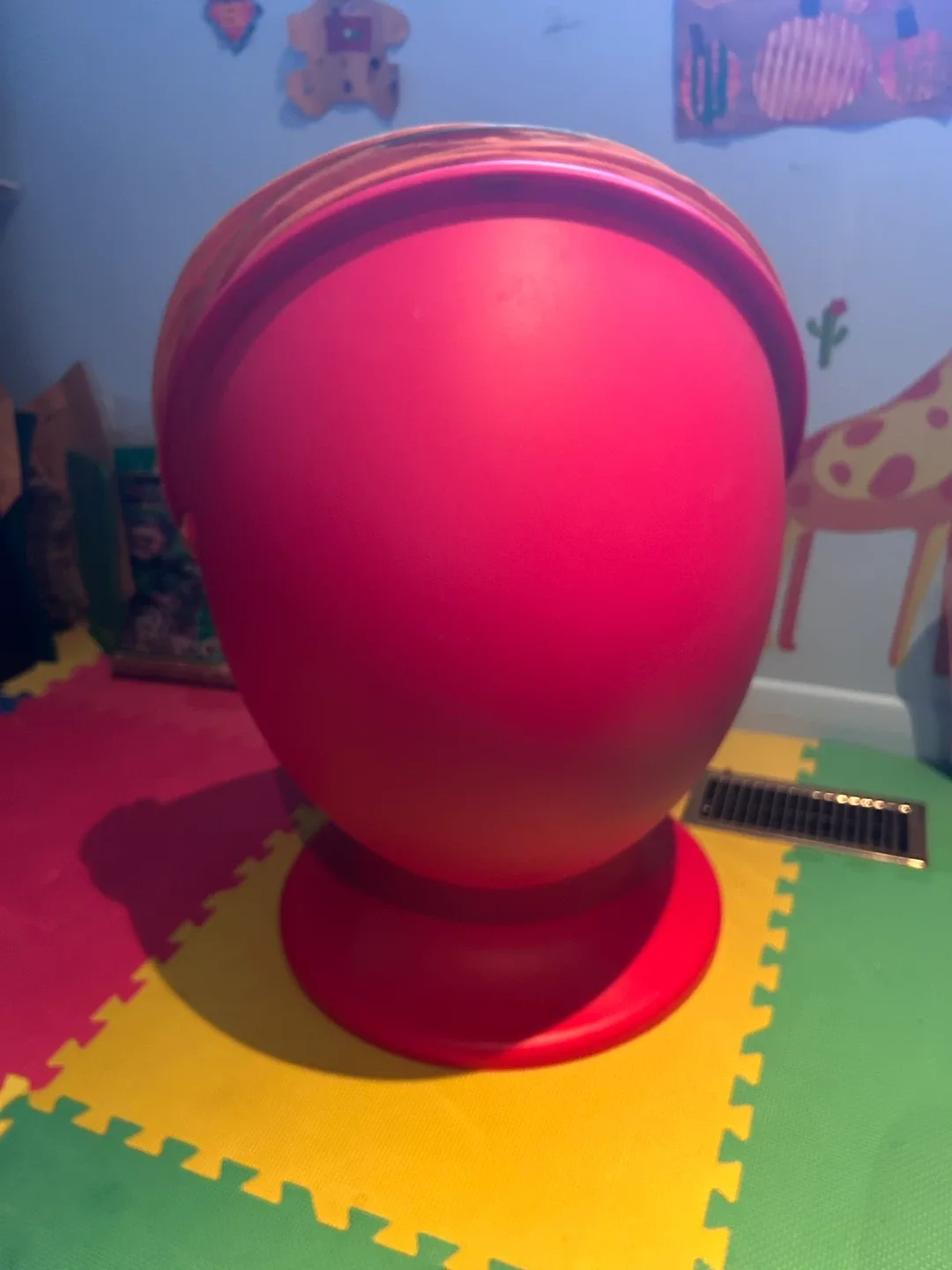 Ikea Swivel Chair - Red/Orange image indicator(4)