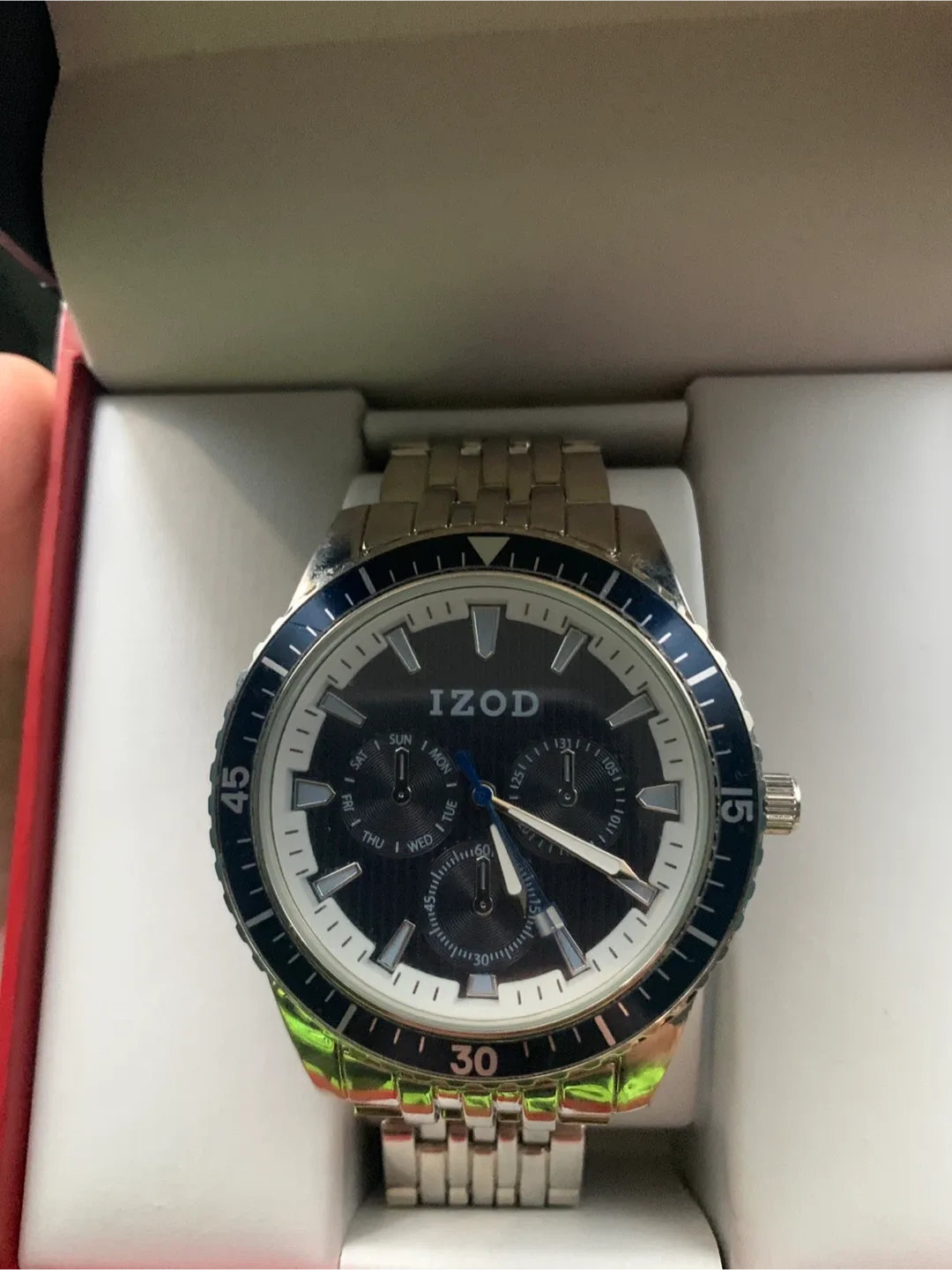 IZOD Stainless Steel Watch with Box image indicator(2)