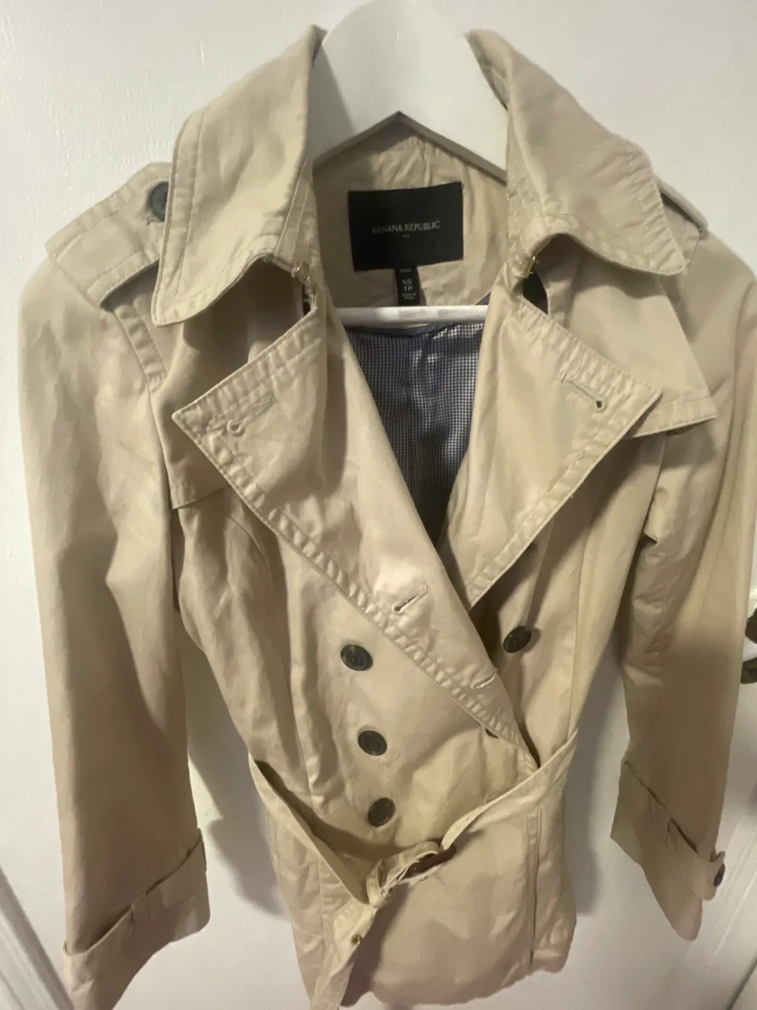 Banana Republic Trench Coat - XS Petite thumbnail