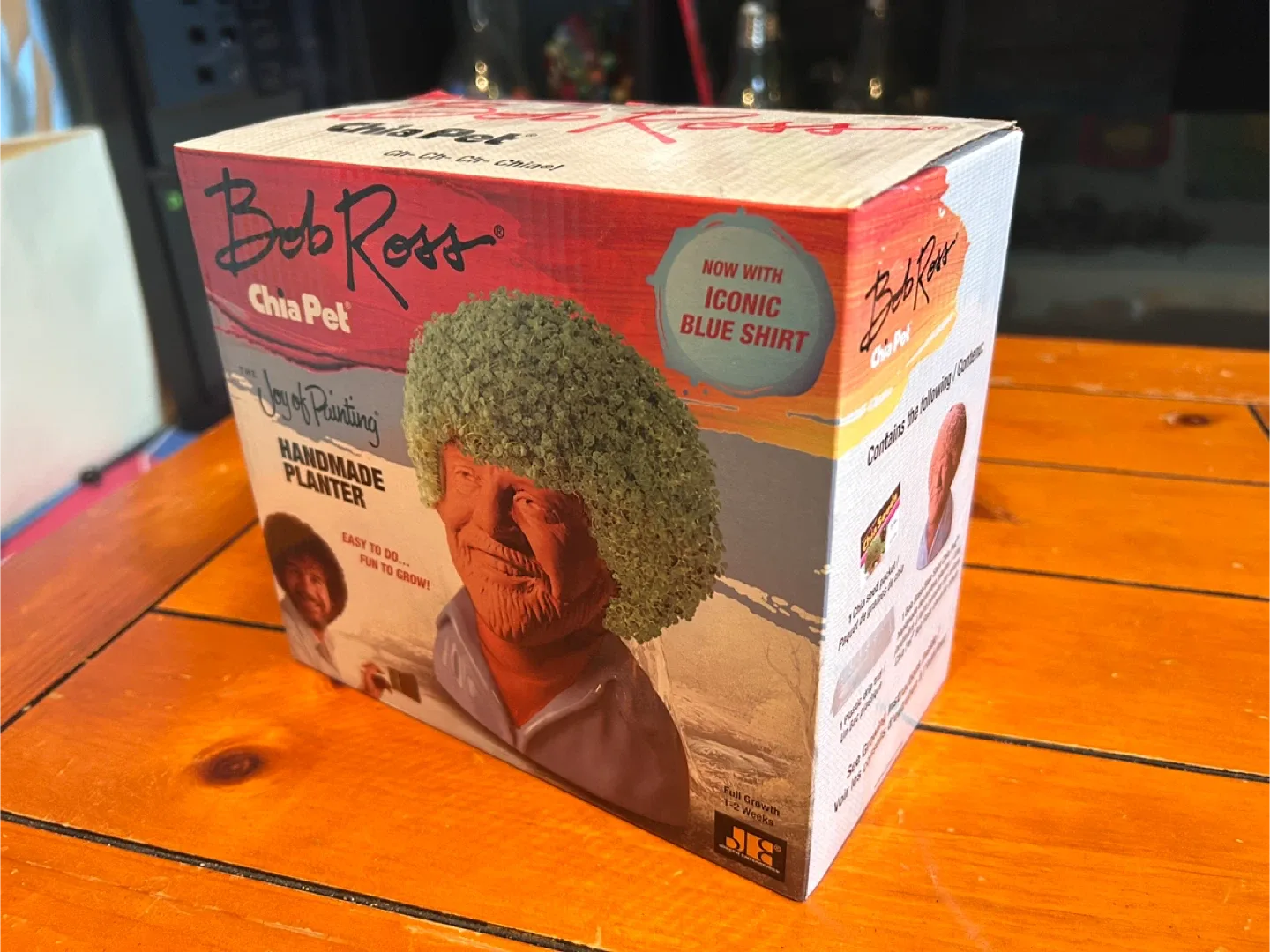 Bob Ross Chia Pet - The Joy of Painting Planter image indicator(2)