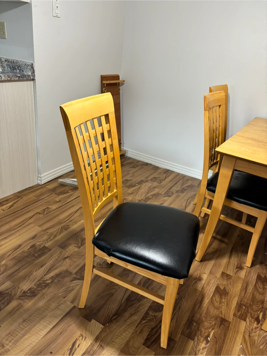 Wood Dining Table Set with 4 Chairs - photo 4