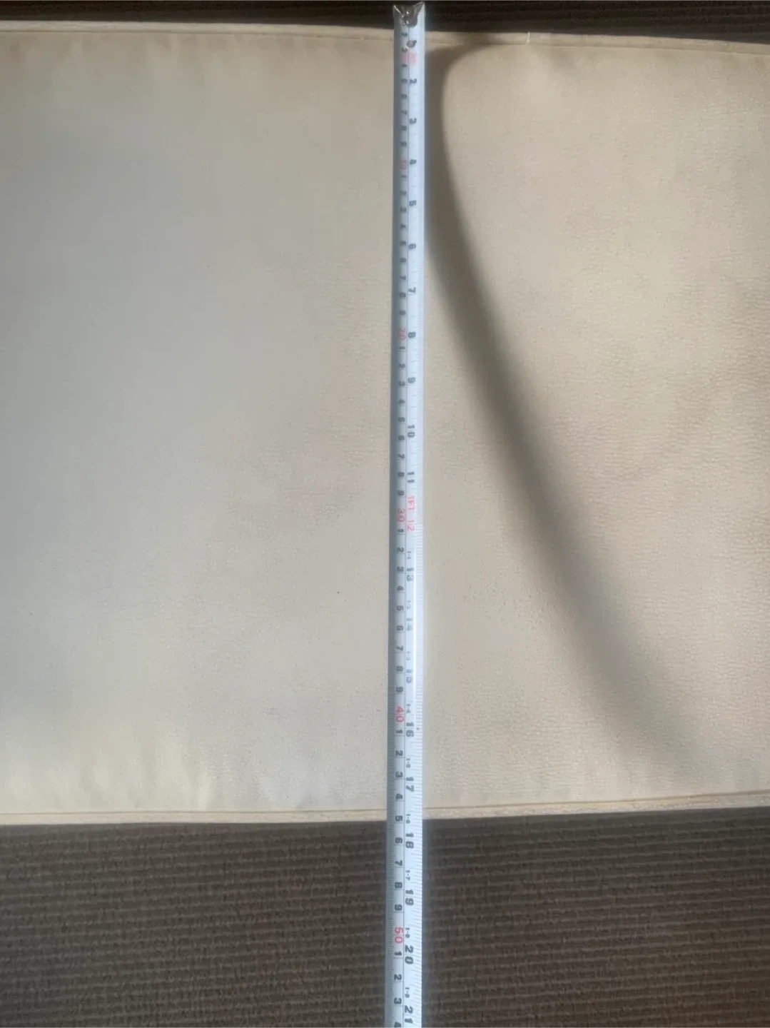 Cream Leather Ottoman image indicator(4)