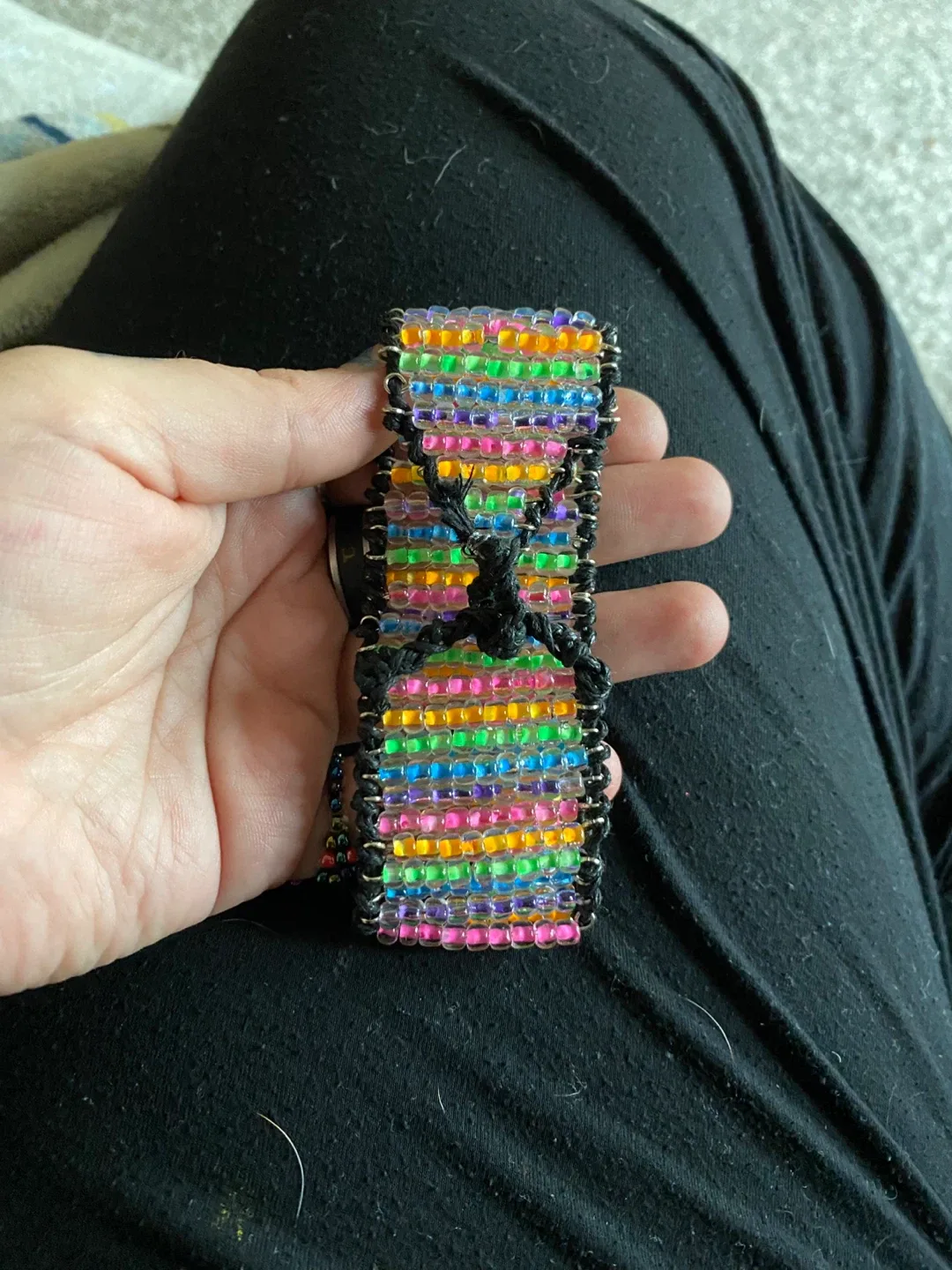 Handmade Beaded Bracelet - Rainbow Colours image indicator(2)