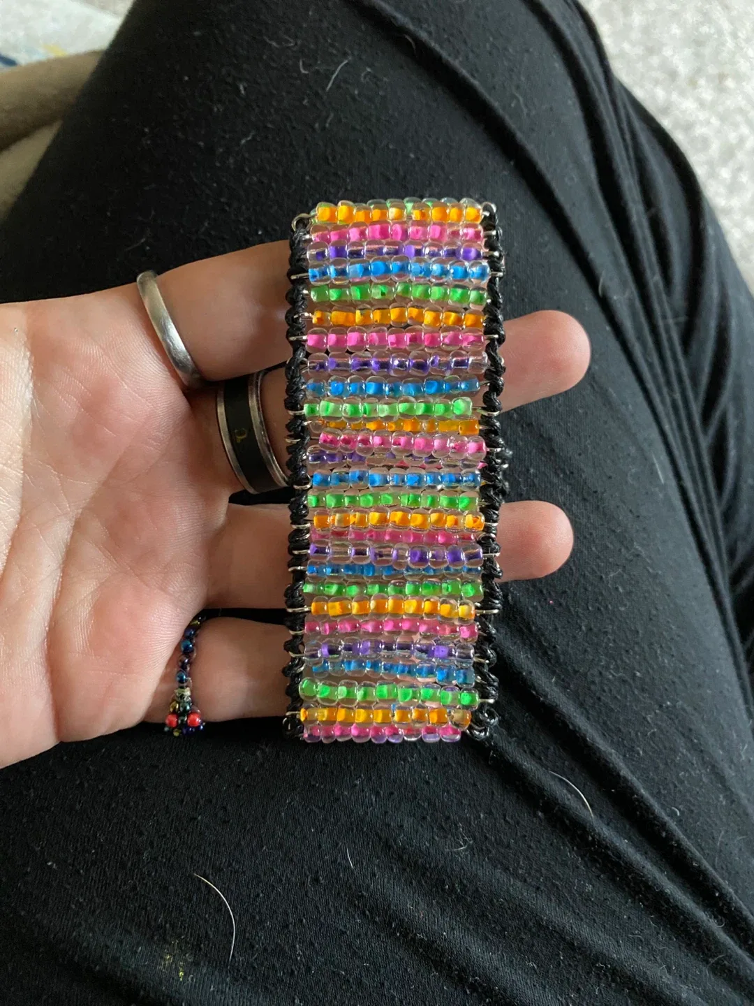 Handmade Beaded Bracelet - Rainbow Colours image indicator(4)