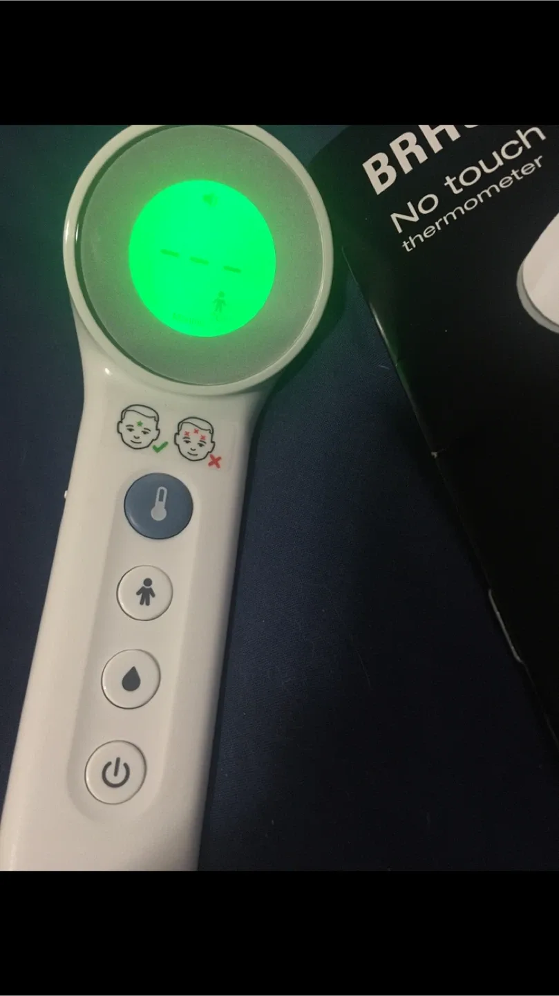 BNIB Braun No touch + forehead thermometer BNT400CA image indicator(3)