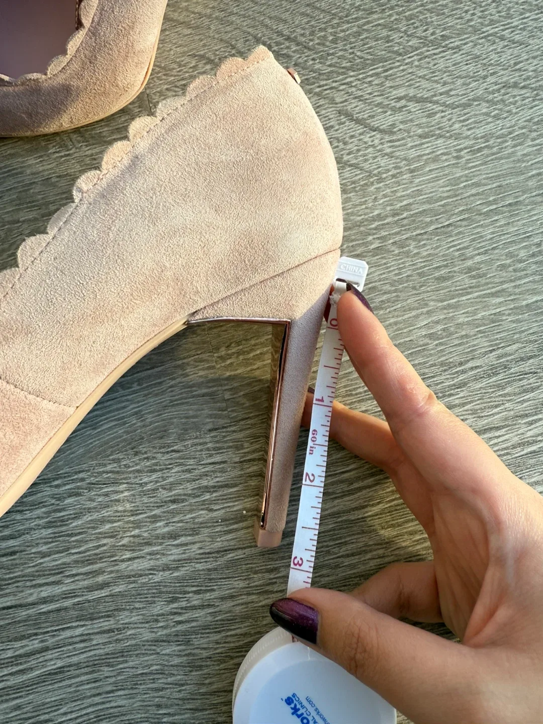 Ted Baker Suede Pink Heels image indicator(5)