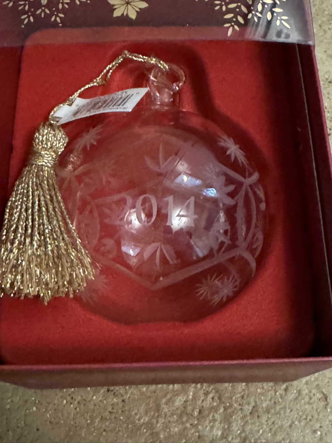 Marquis by Waterford 2014 Annual Ball Ornament - New in Box - photo 2
