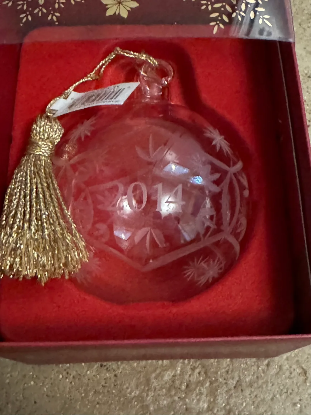 Marquis by Waterford 2014 Annual Ball Ornament - New in Box image indicator(2)