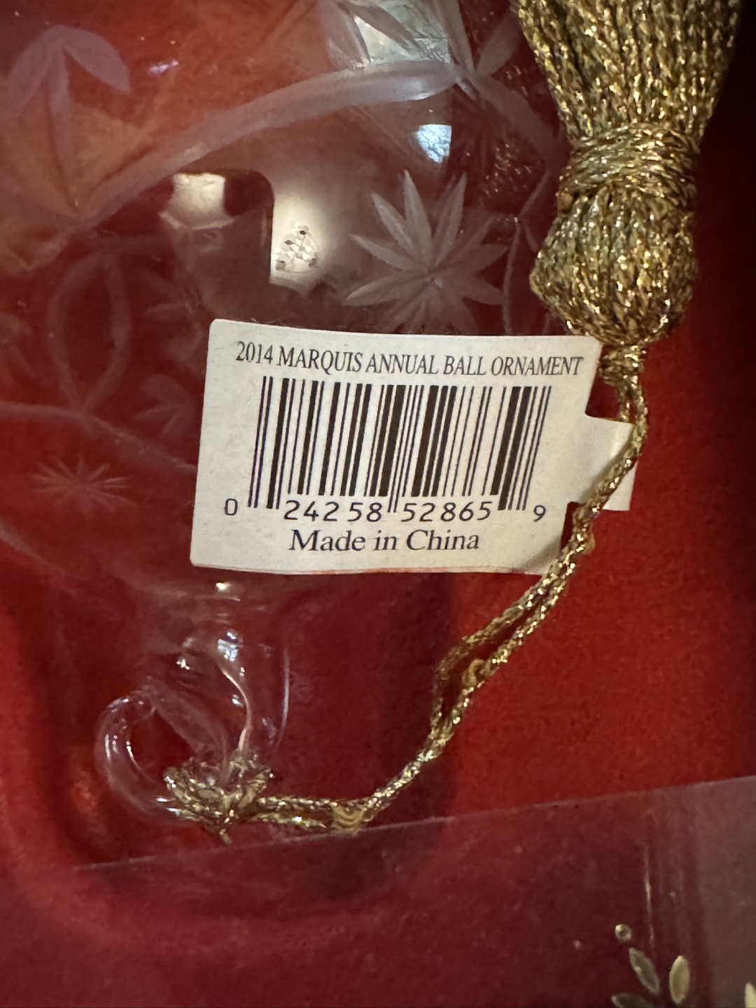 Marquis by Waterford 2014 Annual Ball Ornament - New in Box - photo 3