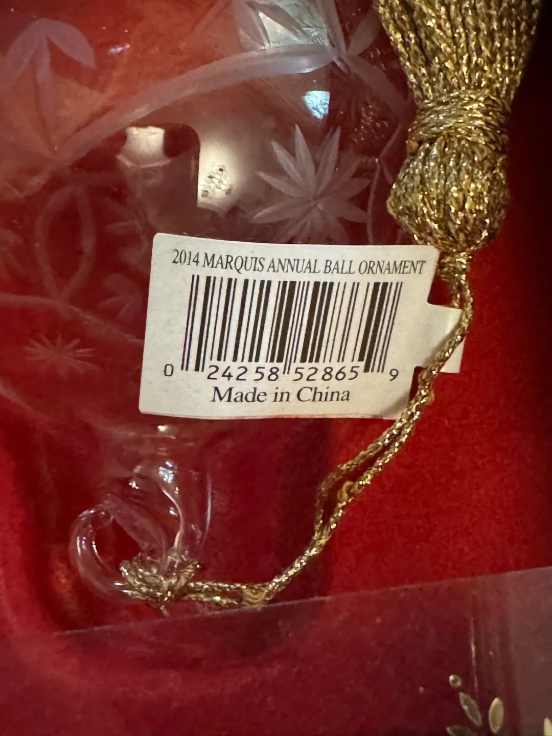 Marquis by Waterford 2014 Annual Ball Ornament - New in Box image indicator(3)