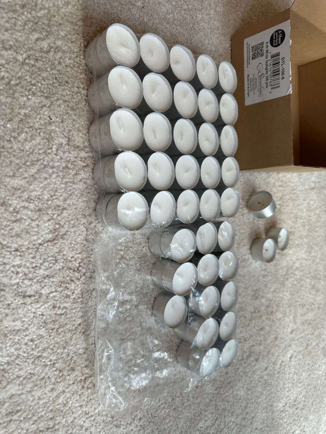 6-Hr White Tea Lights, 75 Pack image indicator(2)