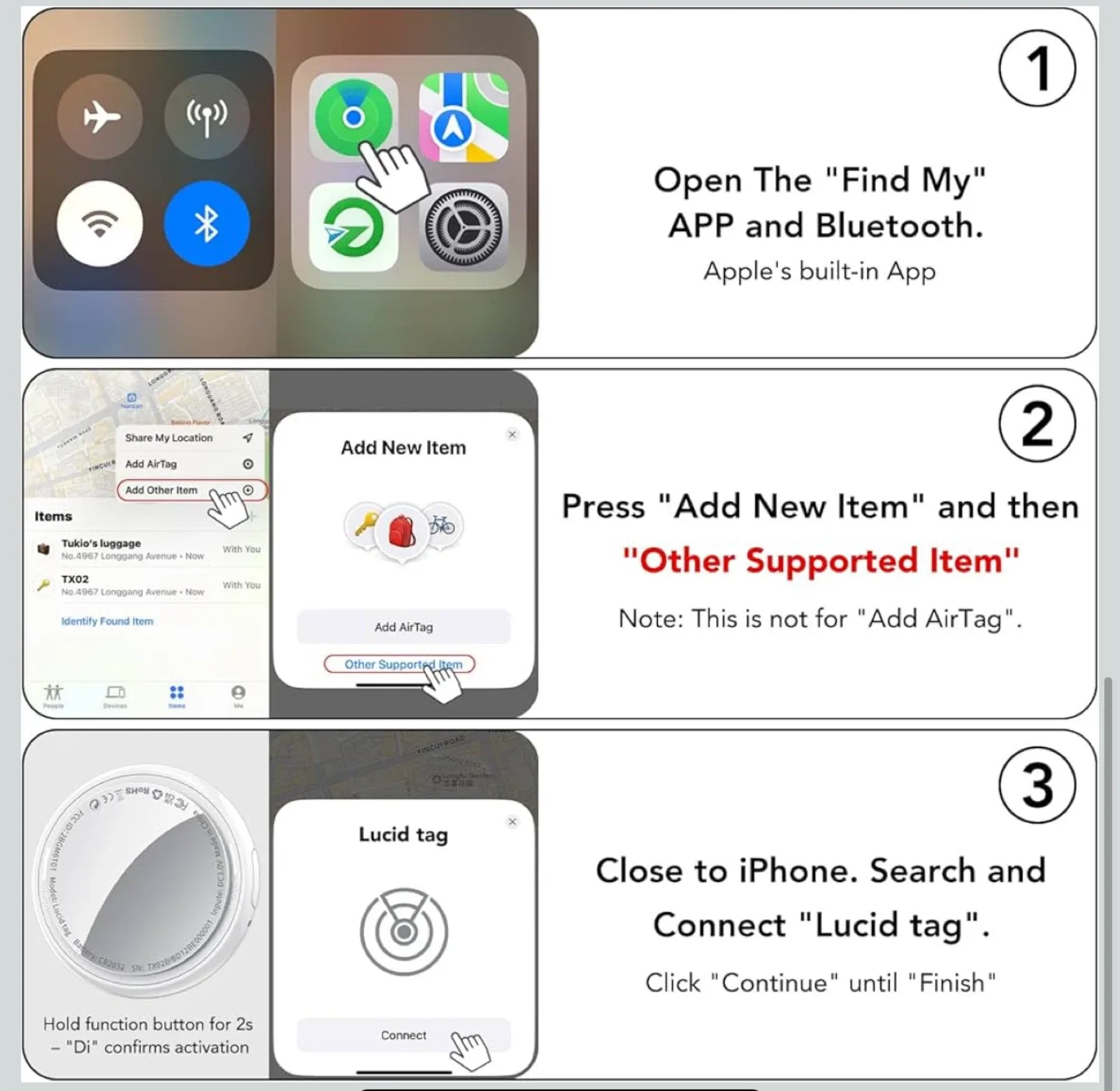 Lucid Tag Anti-Lost Tracker image indicator(3)