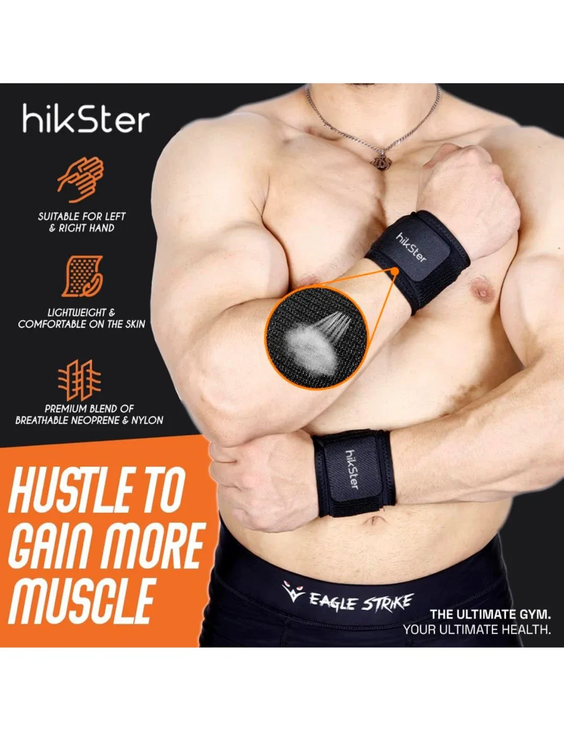hikSter Wrist Wraps - Maximum Support image indicator(2)