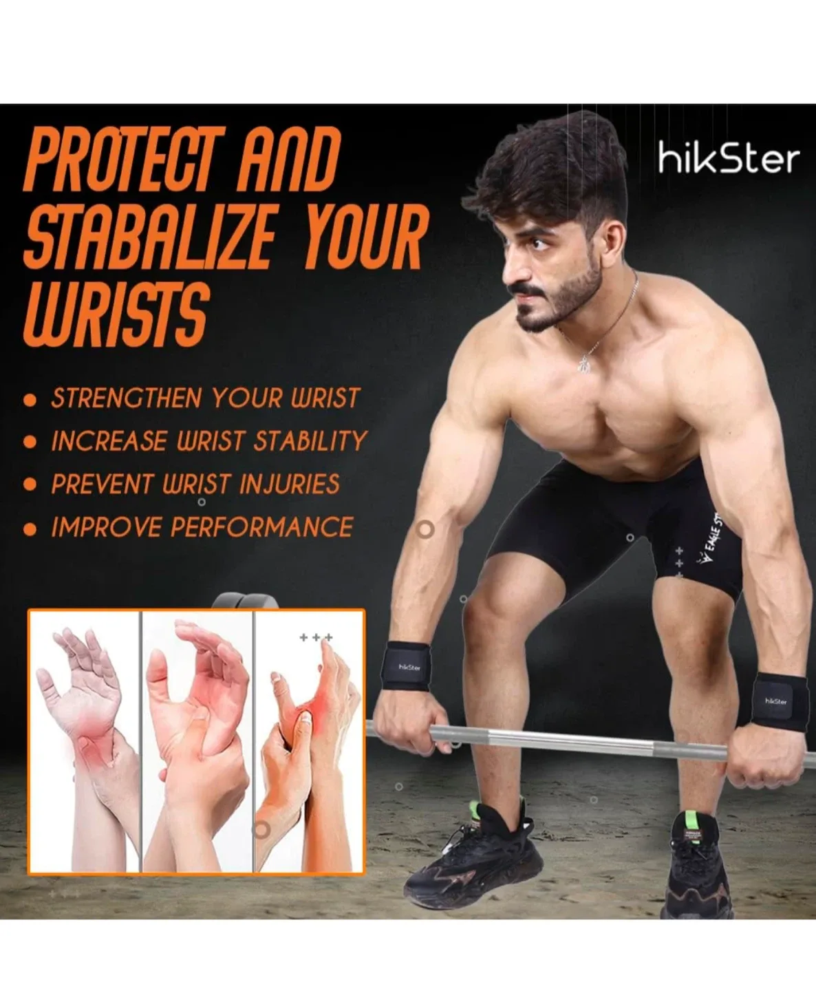 hikSter Wrist Wraps - Maximum Support image indicator(8)