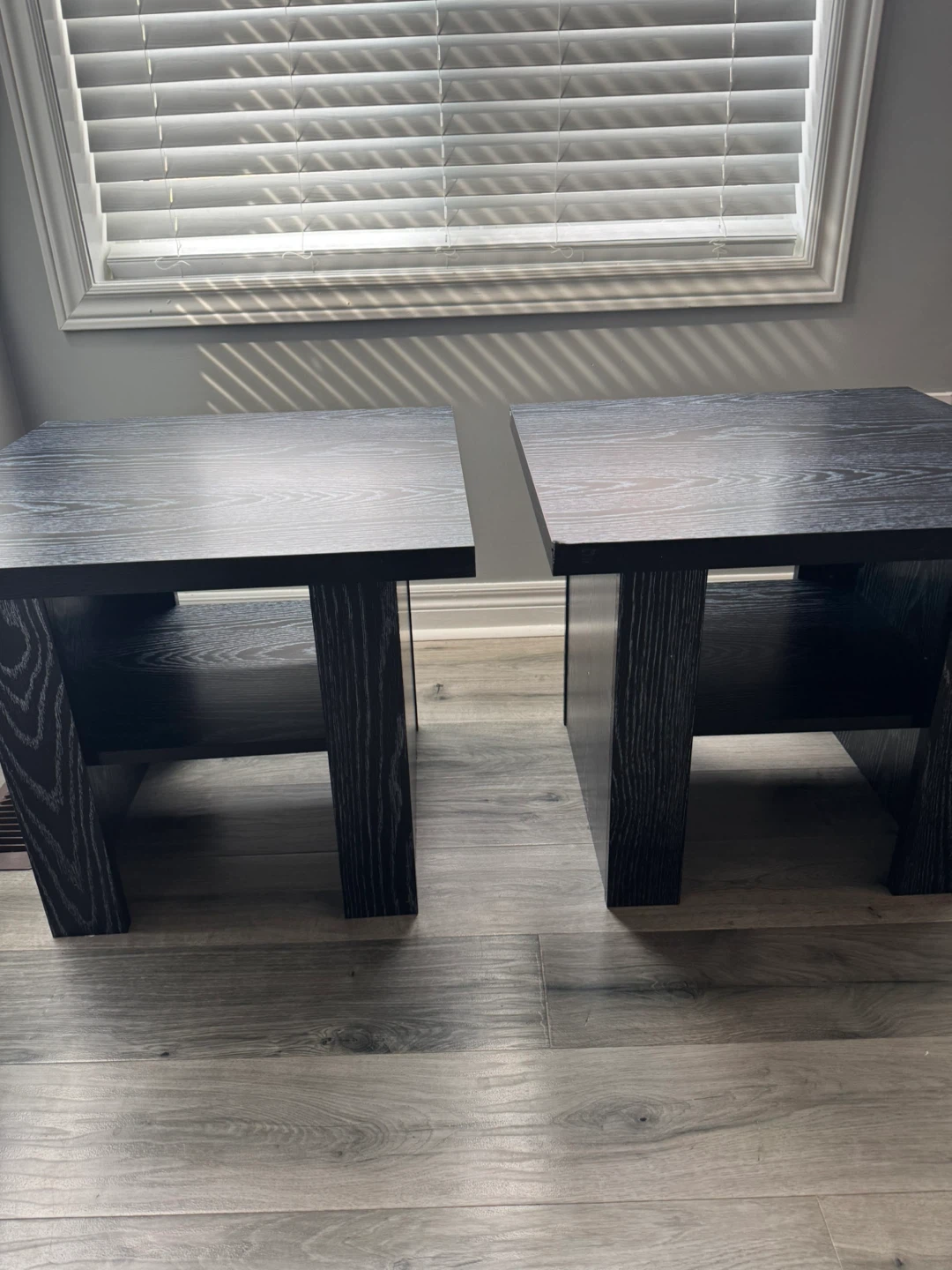 Black Wood Coffee Table and Side Tables - photo 4
