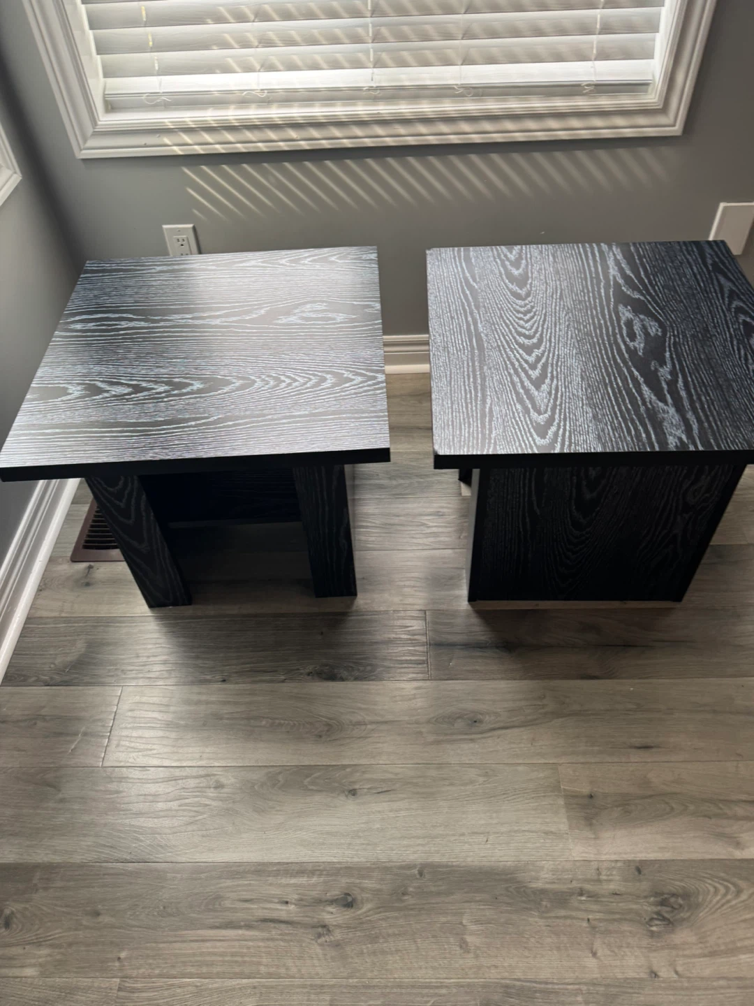 Black Wood Coffee Table and Side Tables - photo 5
