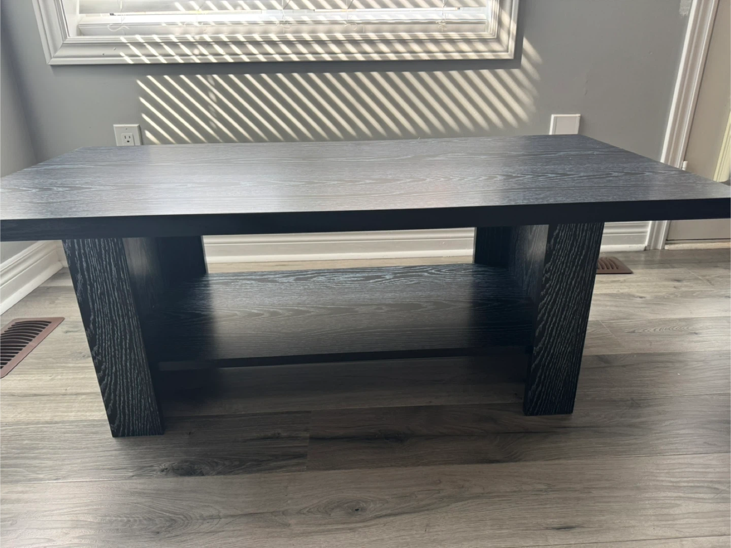 Black Wood Coffee Table and Side Tables - photo 2