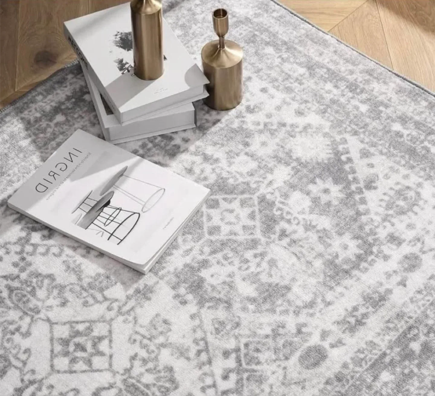 Used Grey Area Rug 8’x10’ thumbnail
