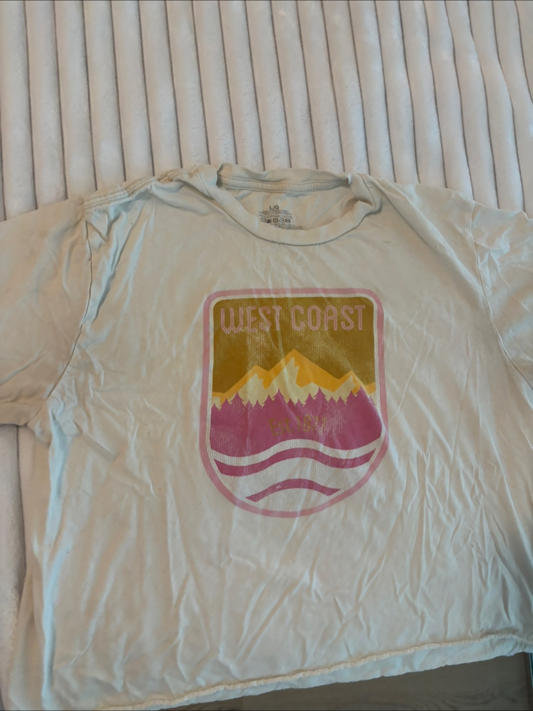 West Coast Graphic T-Shirt - Size Large