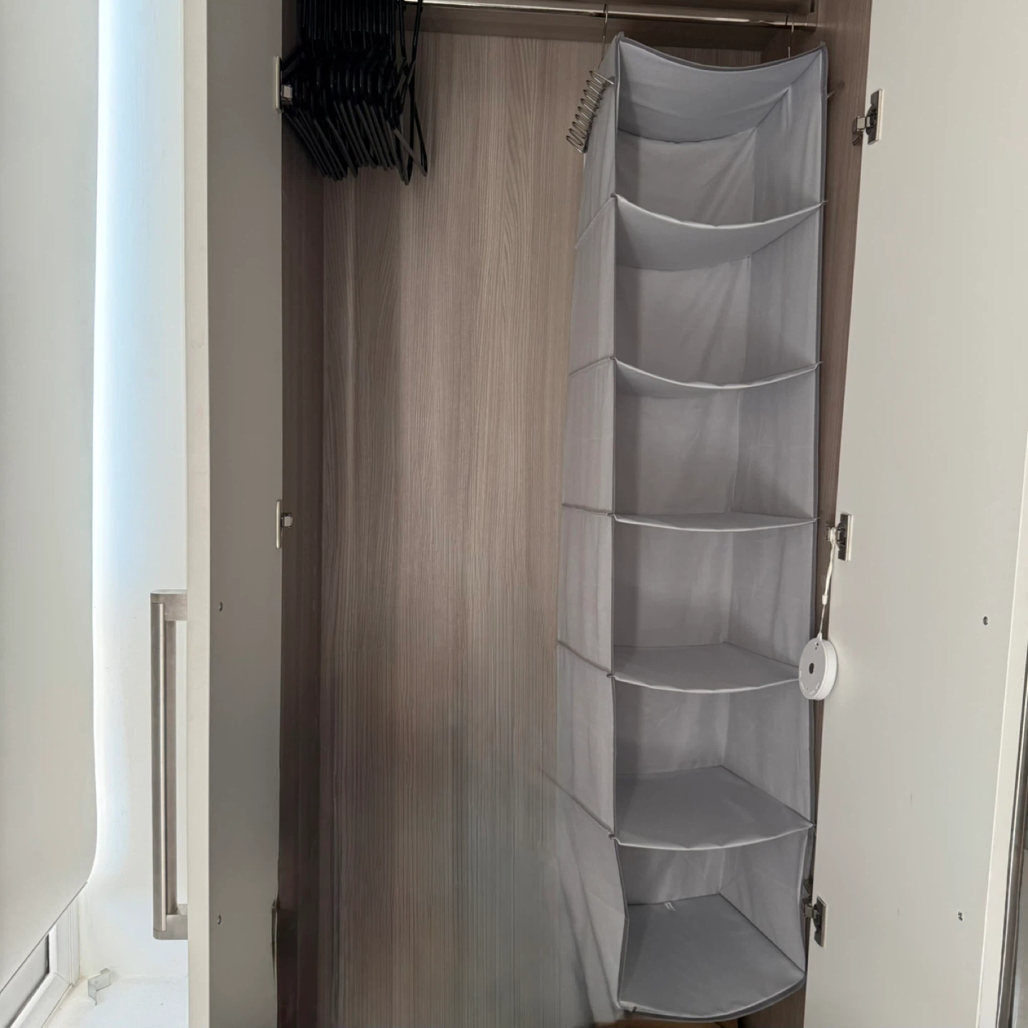 Hanging Closet Organizer - Grey