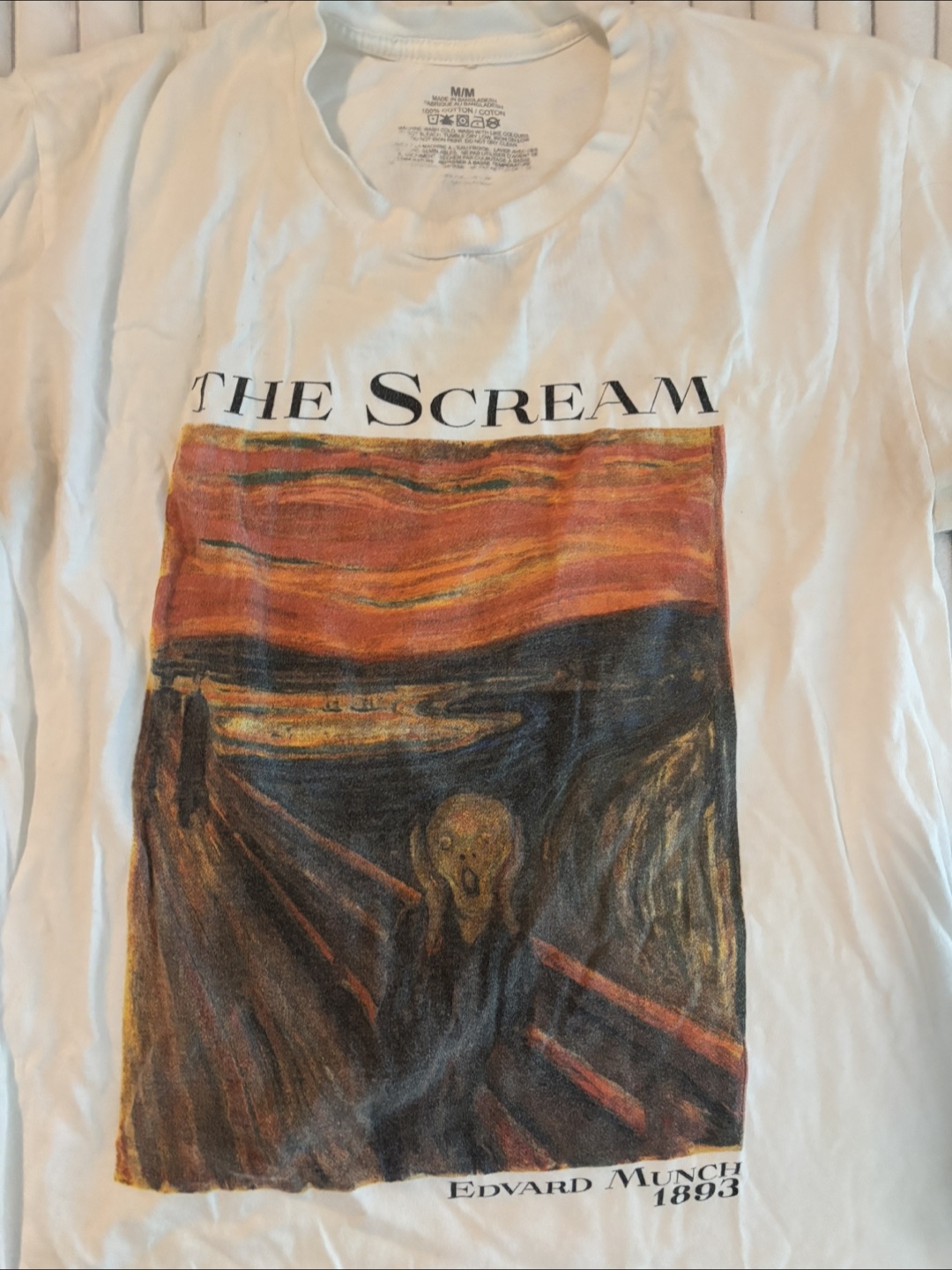 "The Scream" T-Shirt - Edvard Munch, Size M