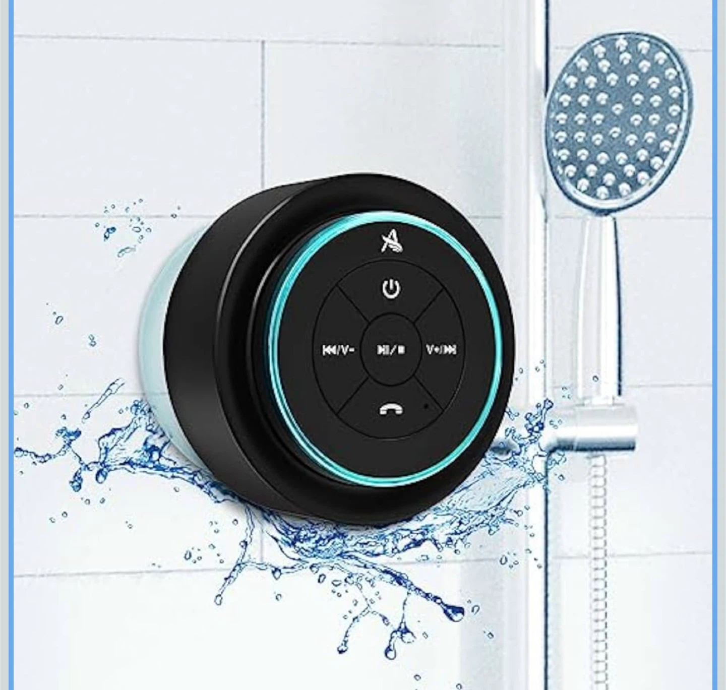 SoundAngel Shower Bluetooth Speaker - Black