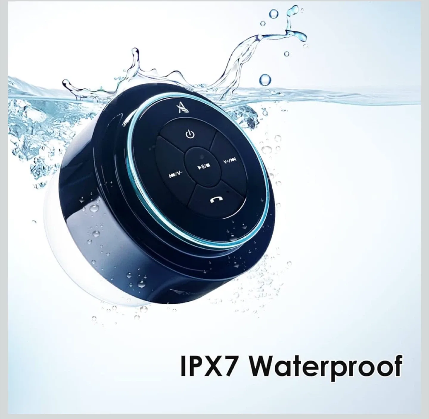 SoundAngel Shower Bluetooth Speaker - Black image indicator(7)