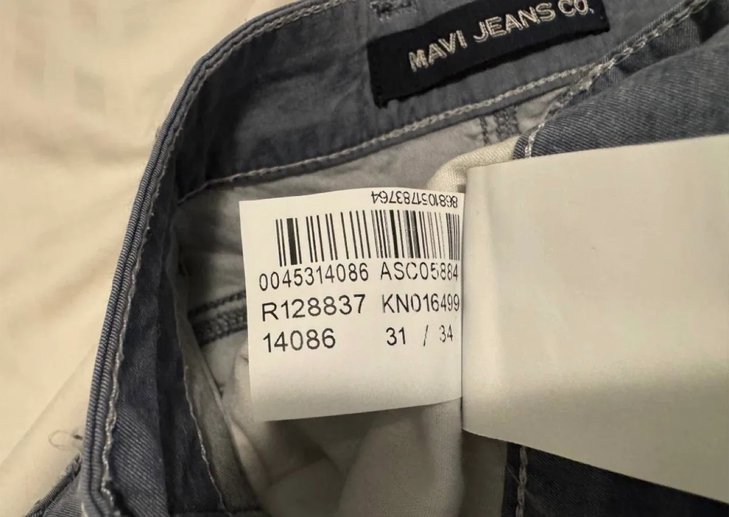 Designer Slim Straight Leg Pants 31/34 image indicator(6)