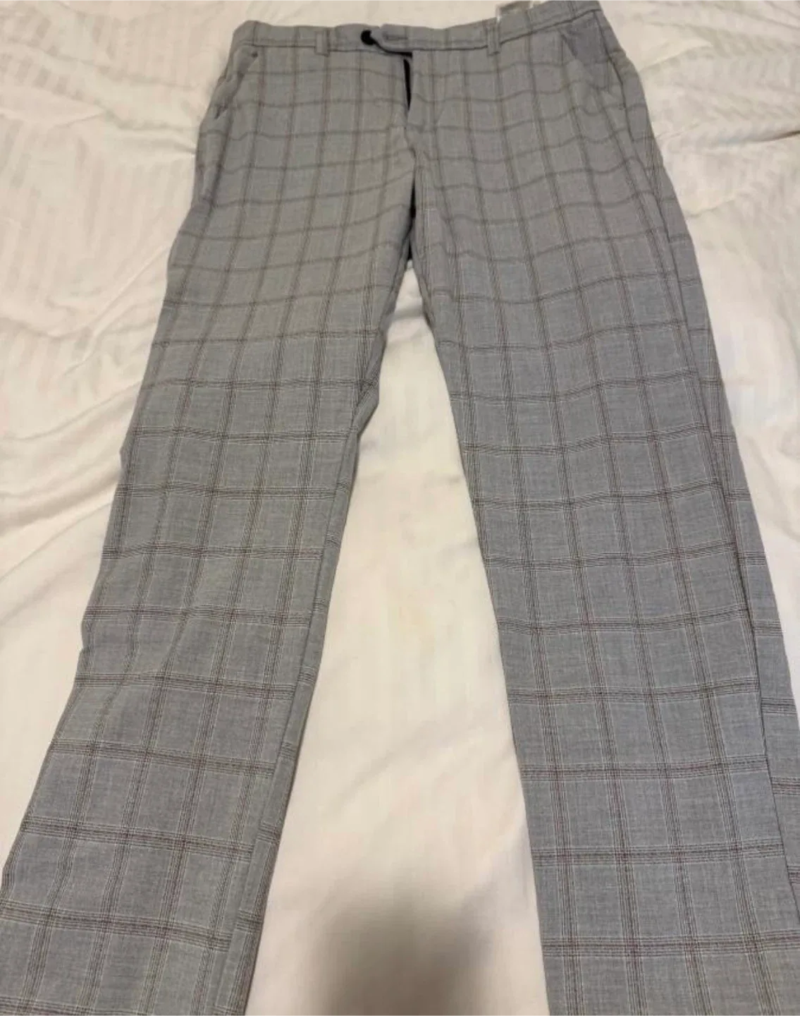 Designer Slim Straight Leg Pants 31/34 image indicator(9)