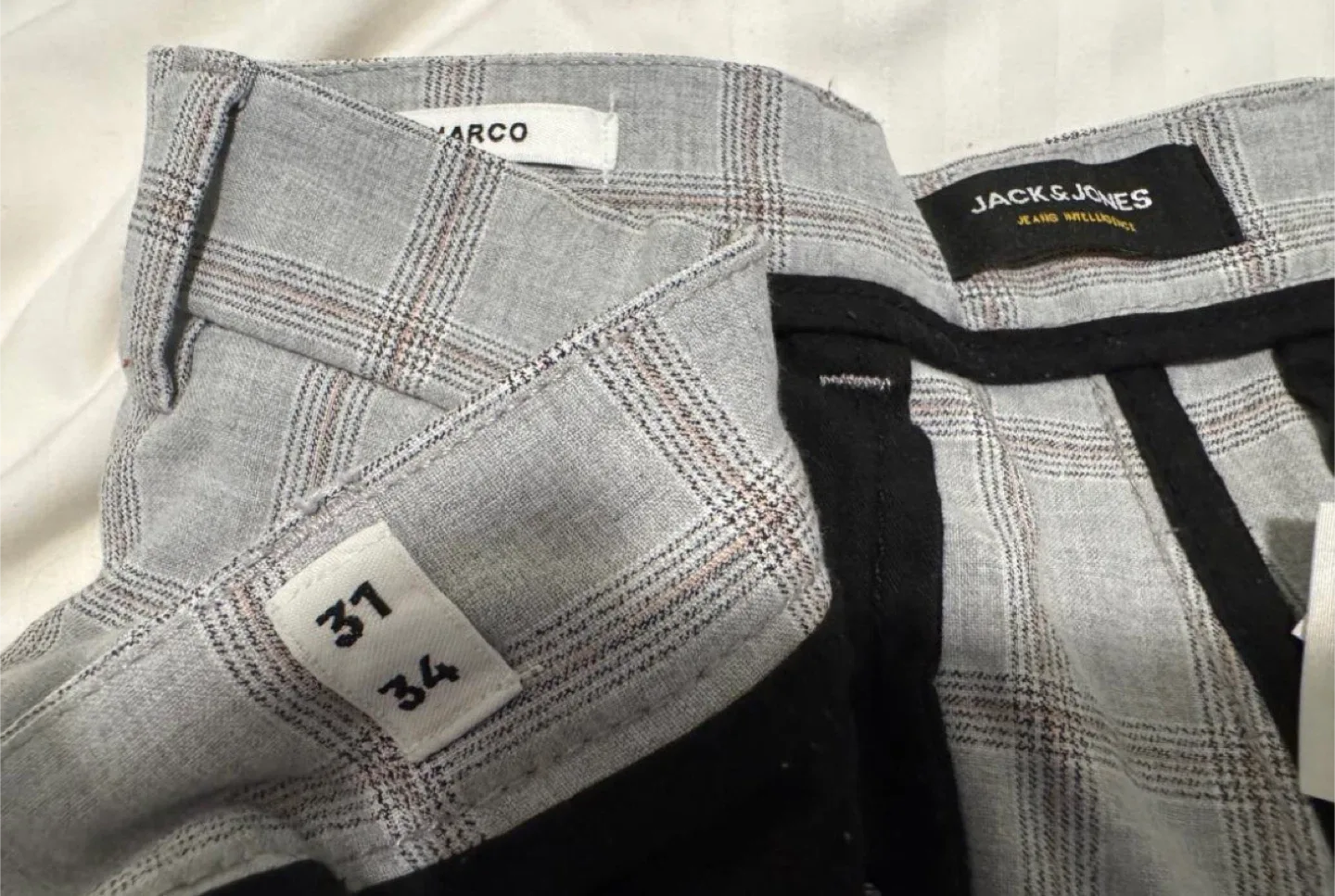 Designer Slim Straight Leg Pants 31/34 image indicator(10)