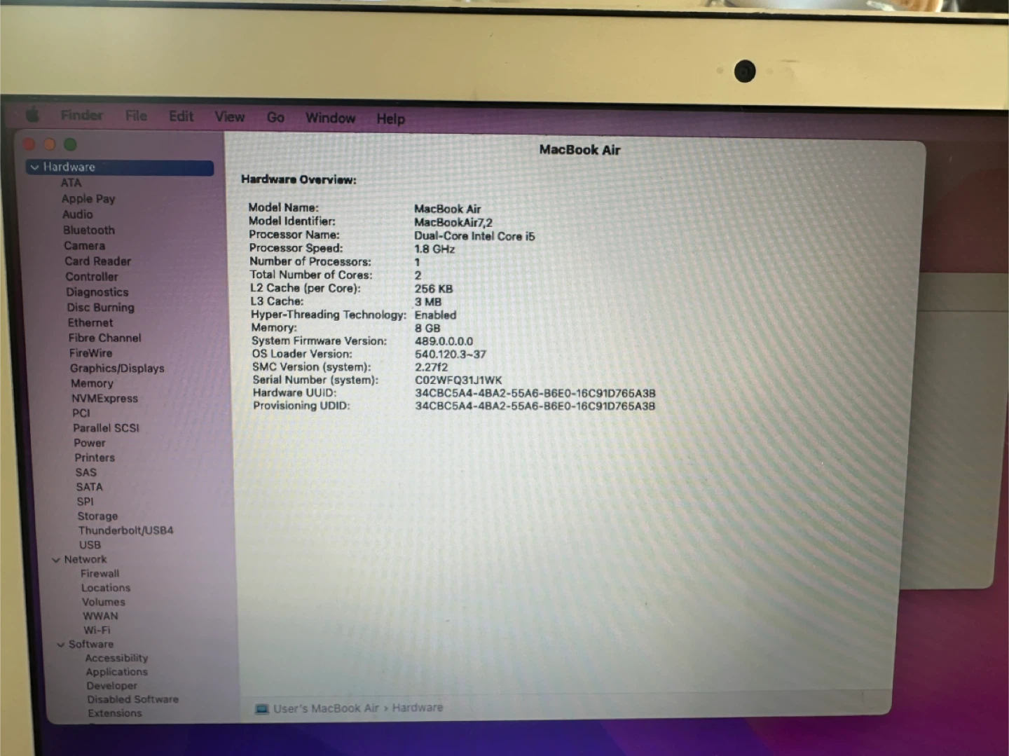 Apple Macbook Air 13 inch 2017 - photo 2