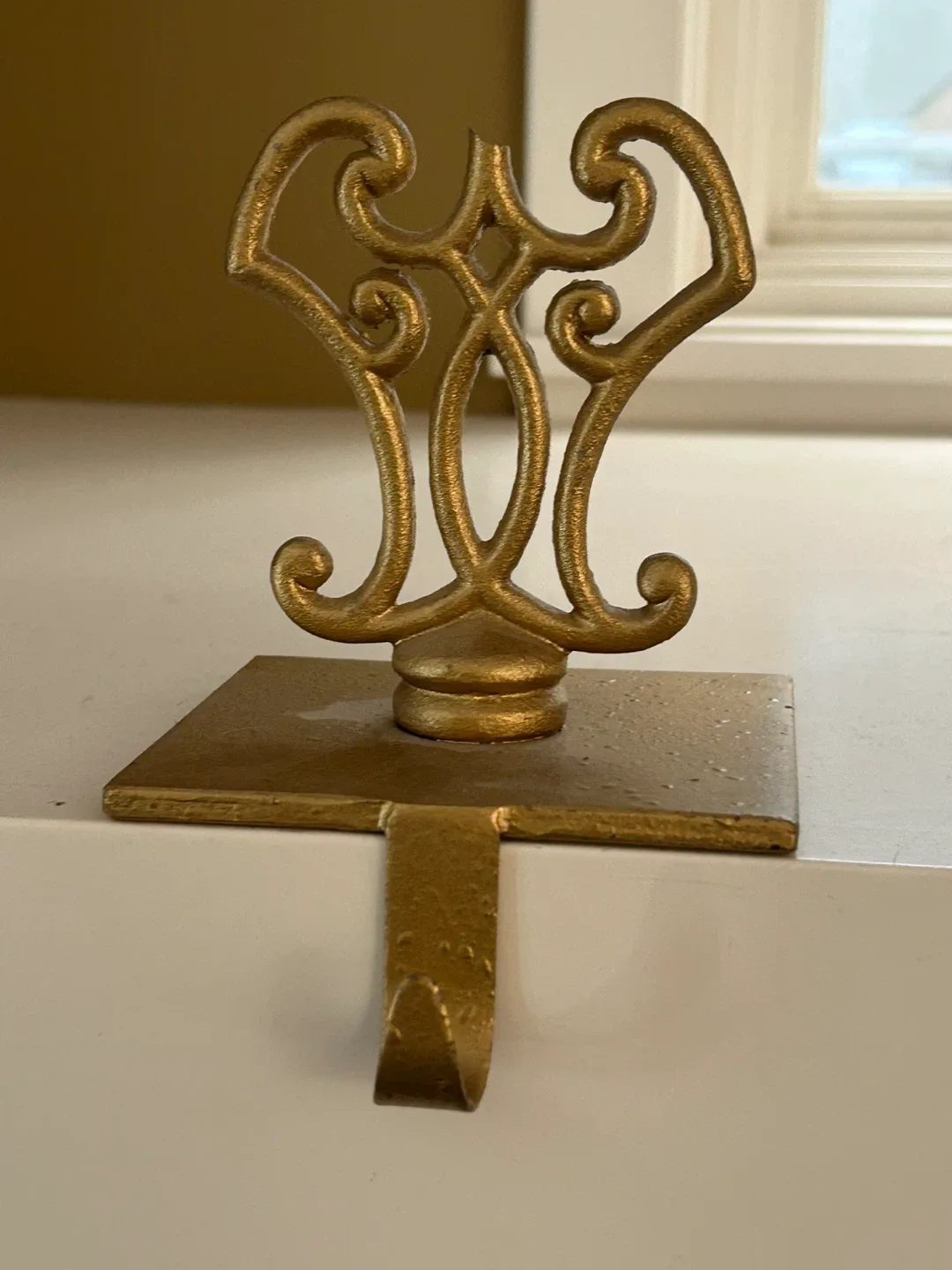 Gold Christmas Stocking Holder thumbnail