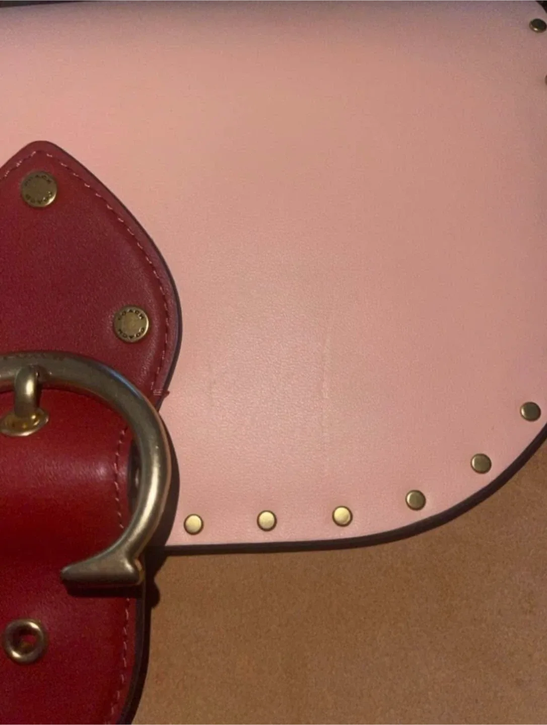 Coach Beat Colorblock Leather and Suede Shoulder Bag image indicator(4)