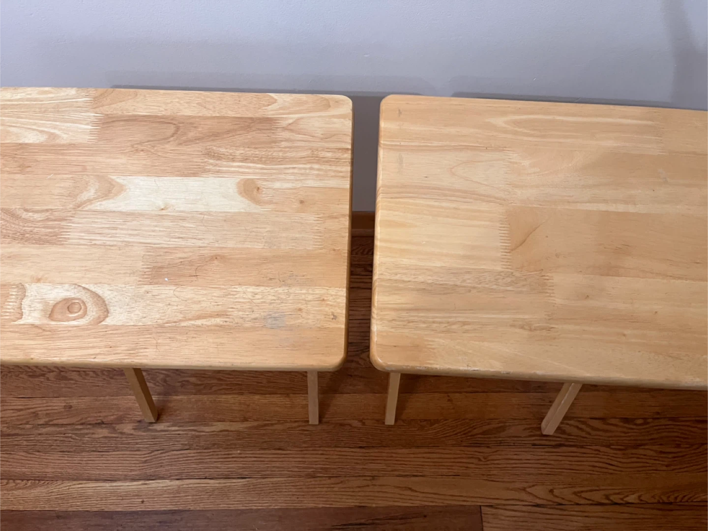 Set of 2 Folding TV Tray Tables