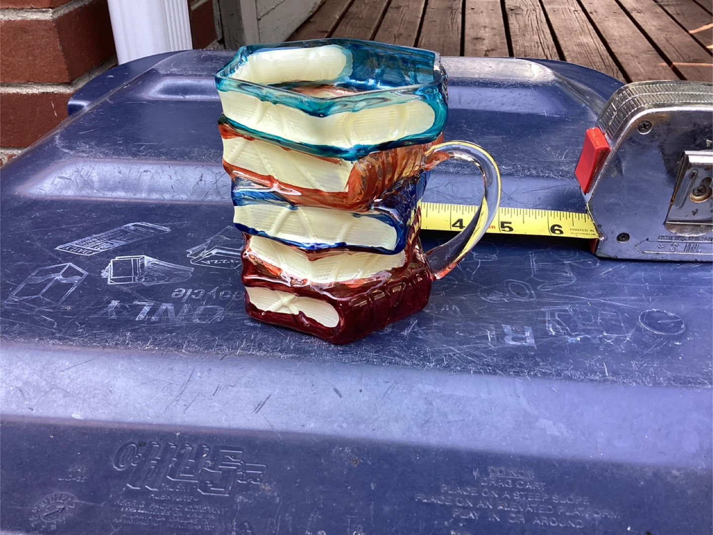 New Novelty Book Stack Mug For The Avid Books Reader