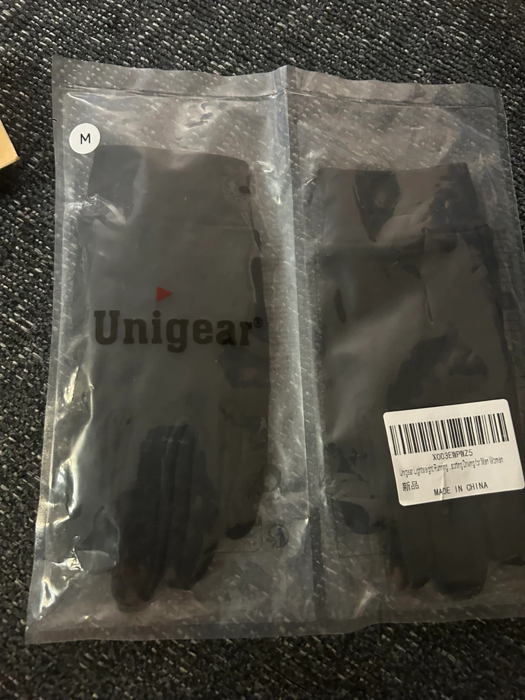 Unigear Lightweight Running Gloves - Size M - photo 4