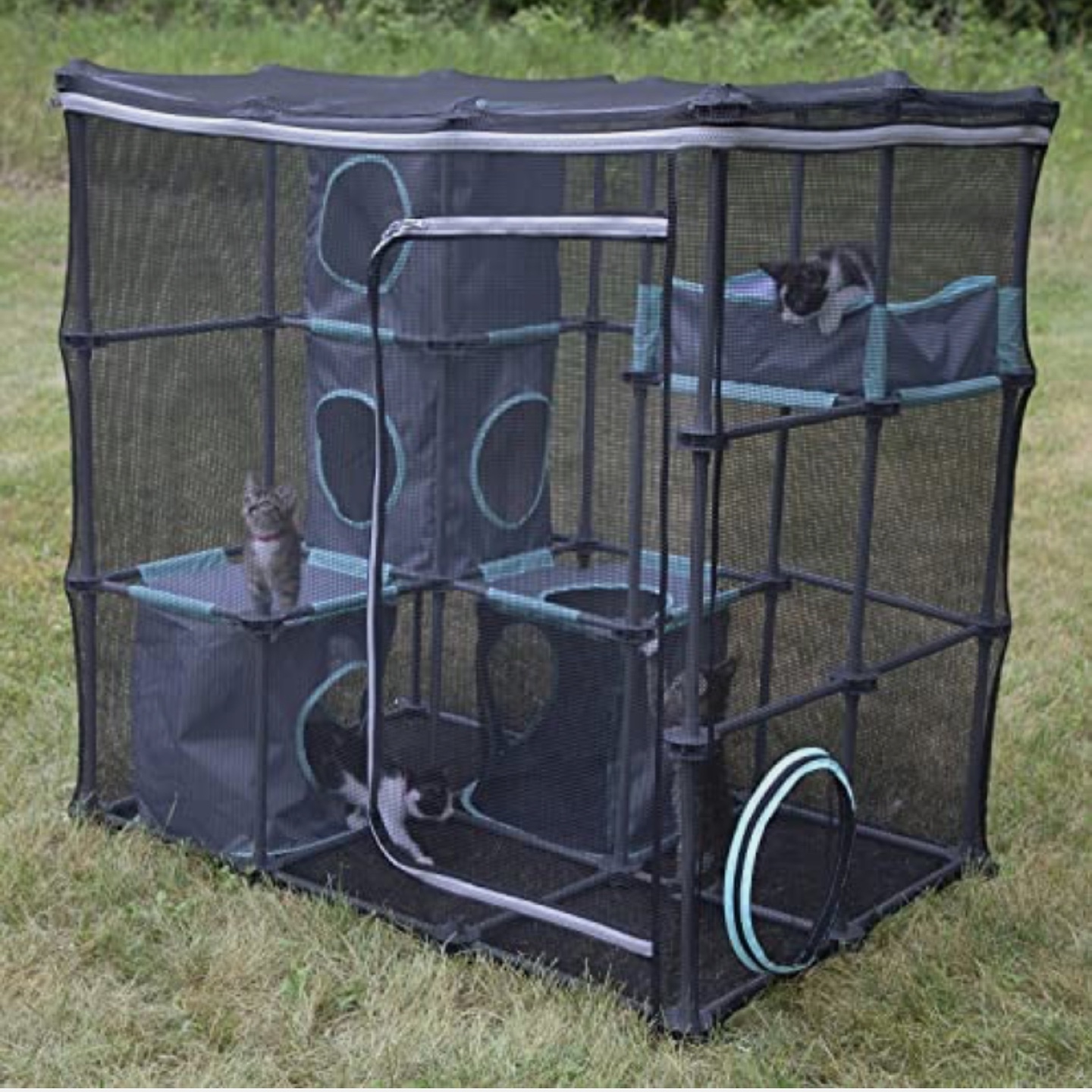 Kitty City Outdoor Catio Furniture and Play Kits for Cat - photo 4