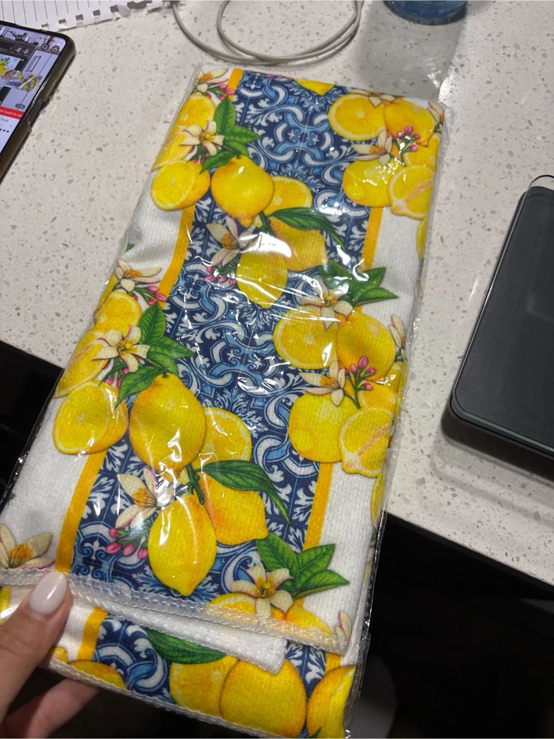 New Mediterranean Lemon Kitchen Towels - photo 2