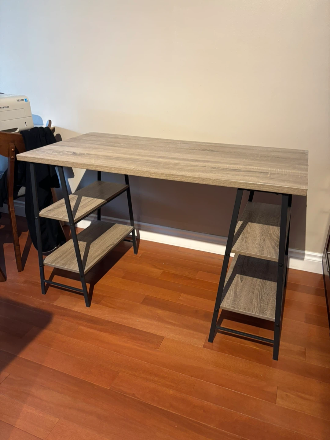 Desk with Shelves