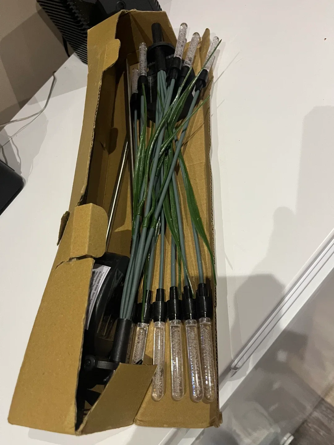 Solar Garden Stake Lights, New in Box image indicator(2)