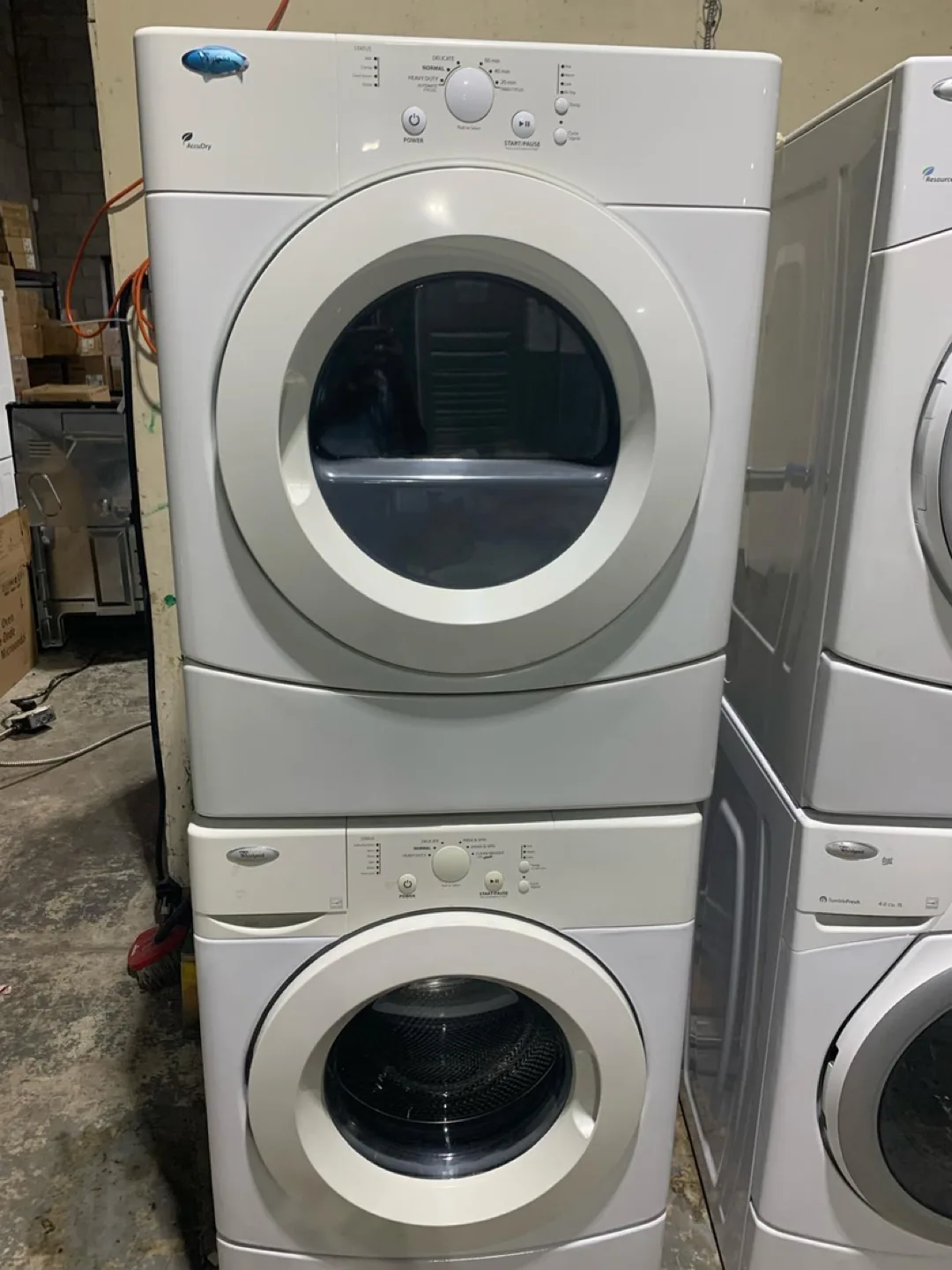 Whirlpool 27’ washer and dryer thumbnail