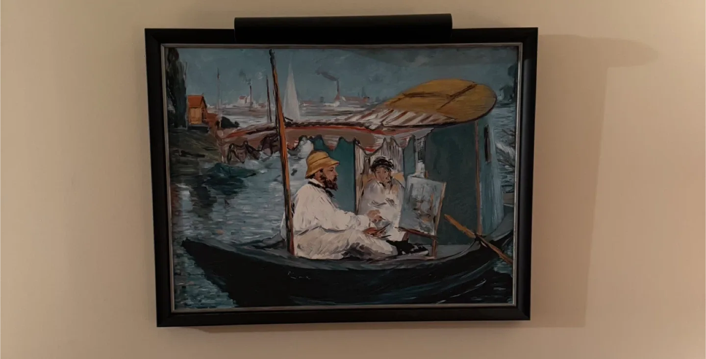 Framed Claude Monet Painting thumbnail