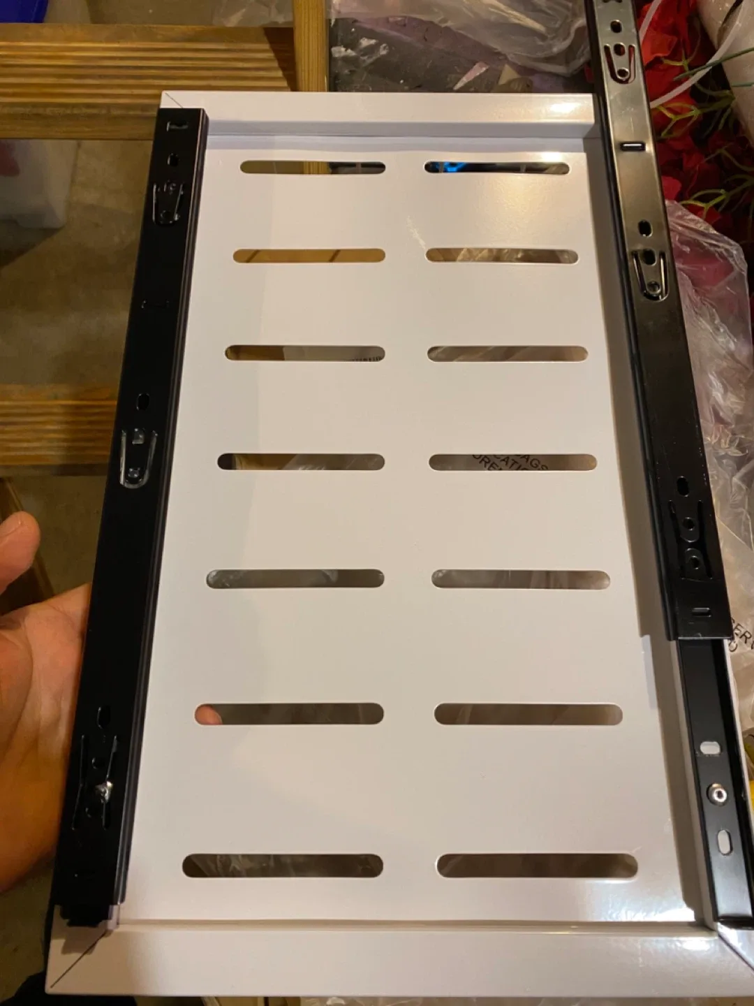 New White Drawer Organizer with Slides image indicator(3)