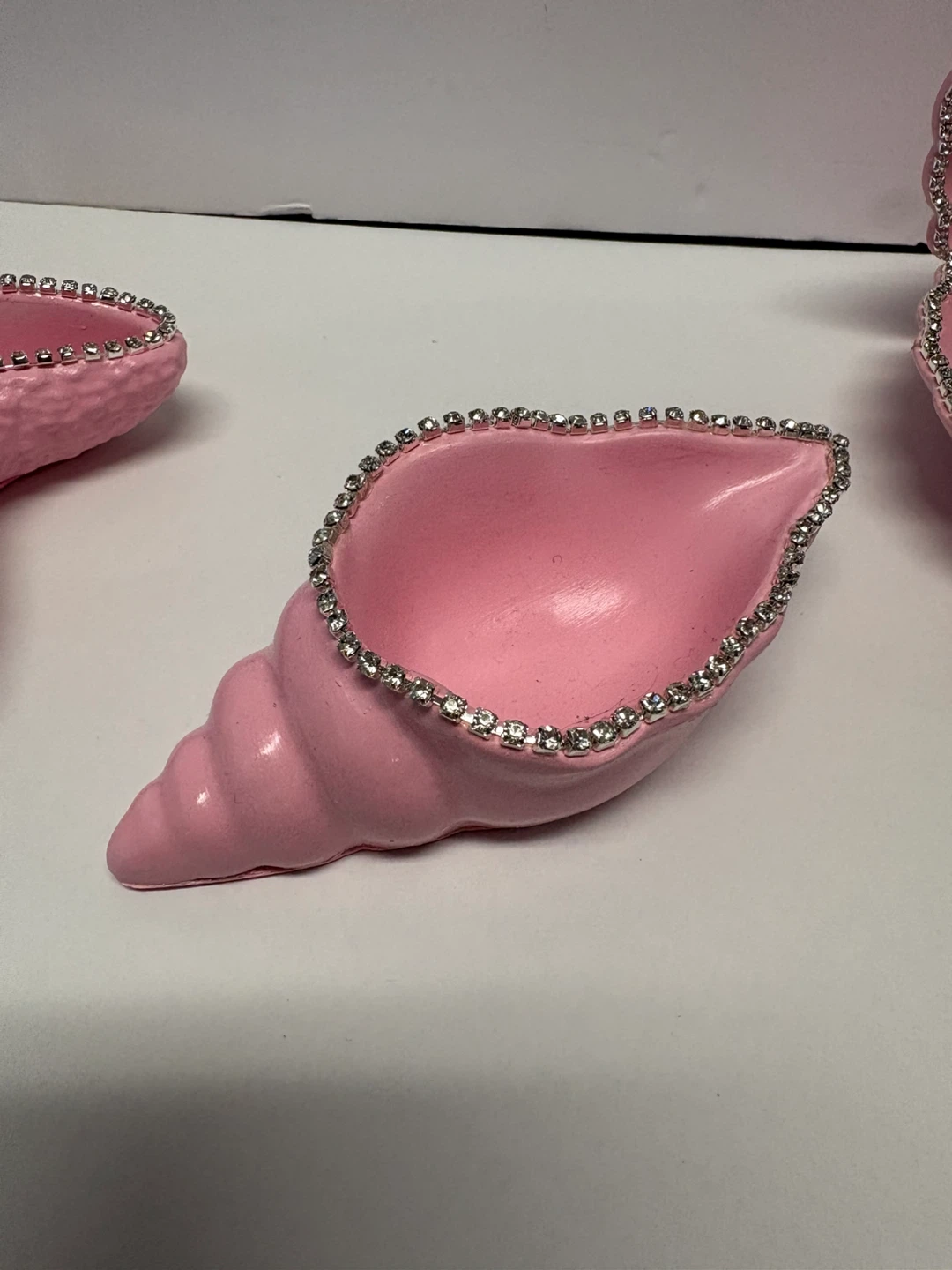 Handmade pink seashell set (3pieces) - photo 4